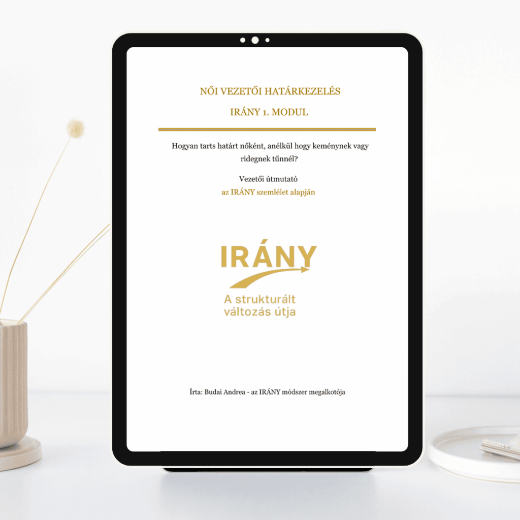 IRÁNY – Vezetői Határkezelés Modul 1.