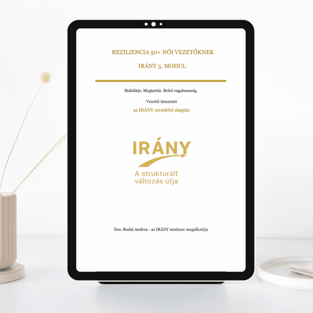 IRÁNY – Reziliencia 50+ női vezetőknek Modul 3.